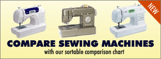 sewing machine comparison chart